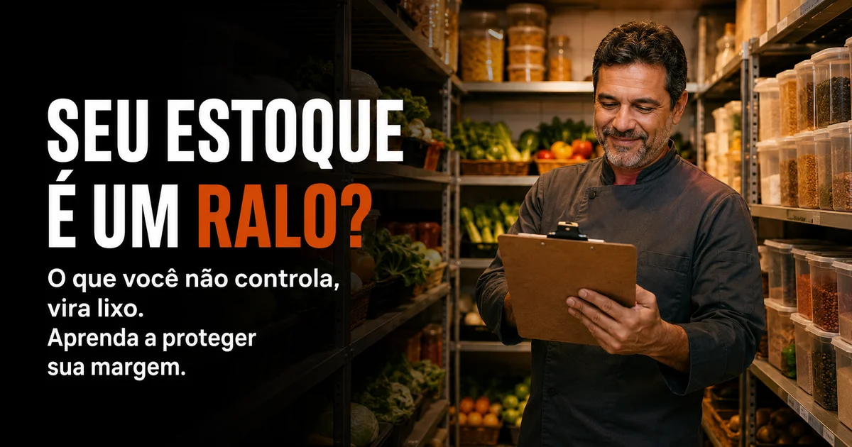 Capa do artigo: Como controlar o estoque do restaurante e parar de jogar dinheiro no lixo (literalmente)