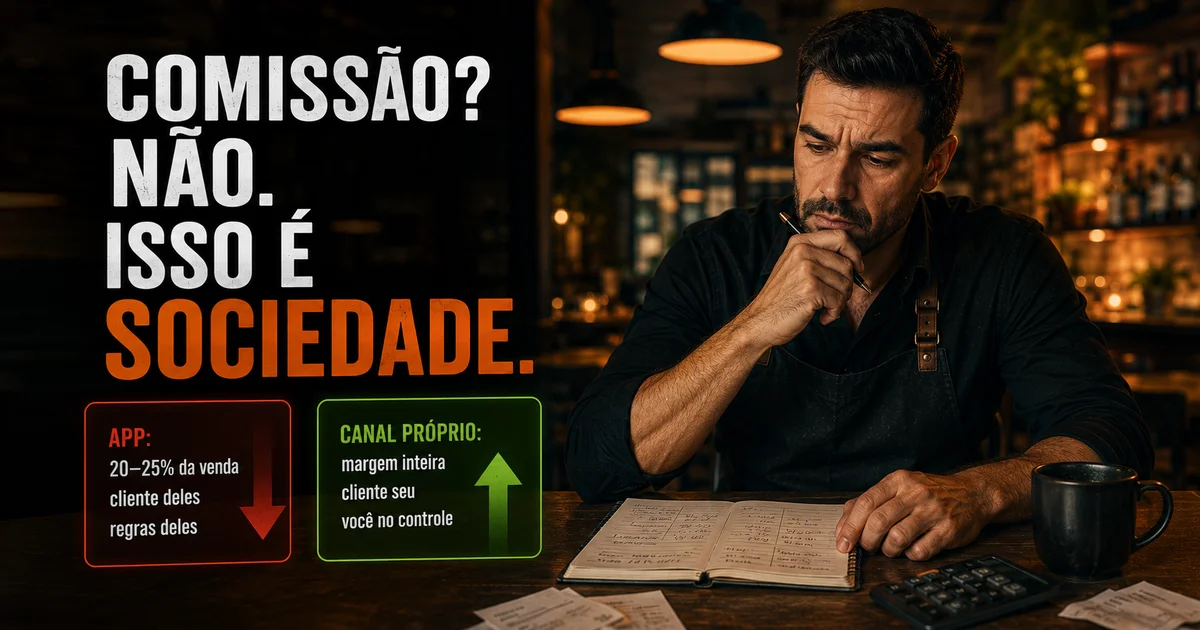 Capa do artigo: Guerra do delivery: enquanto os apps brigam, quem paga a conta é o restaurante
