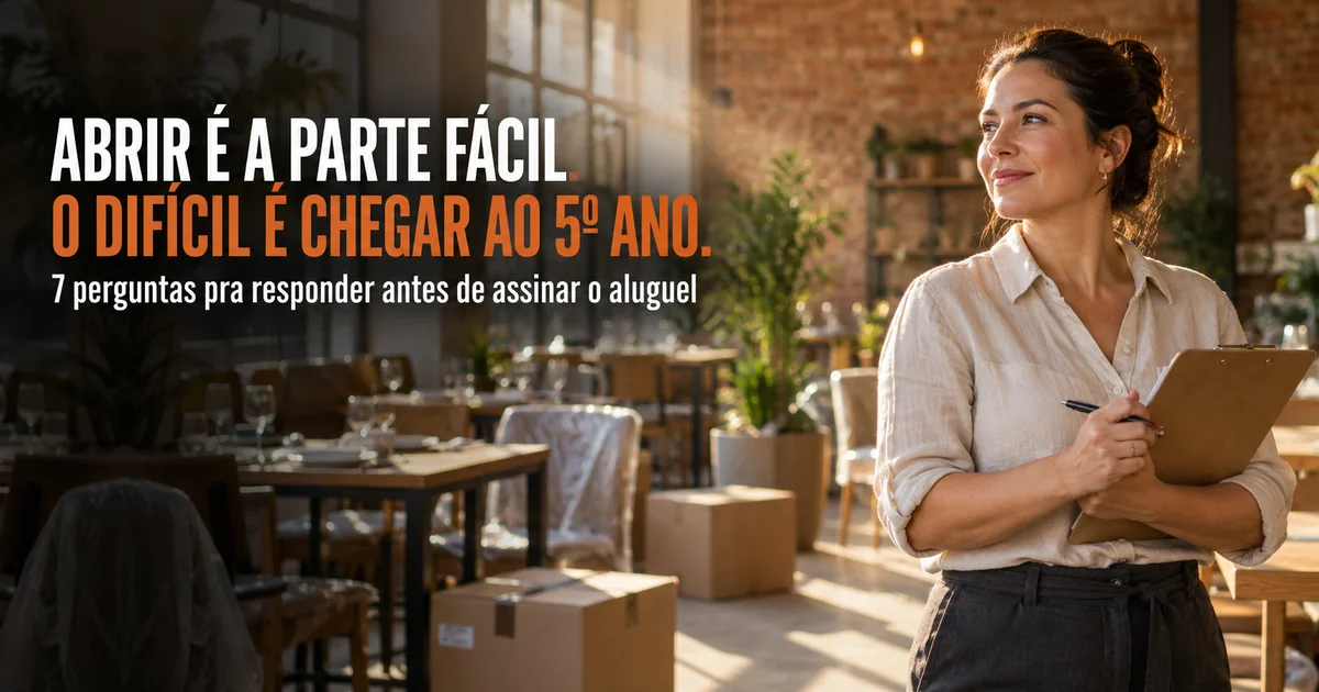 Capa do artigo: Resolvi abrir um restaurante. Com o que devo me preocupar? (Spoiler: não é com o cardápio)